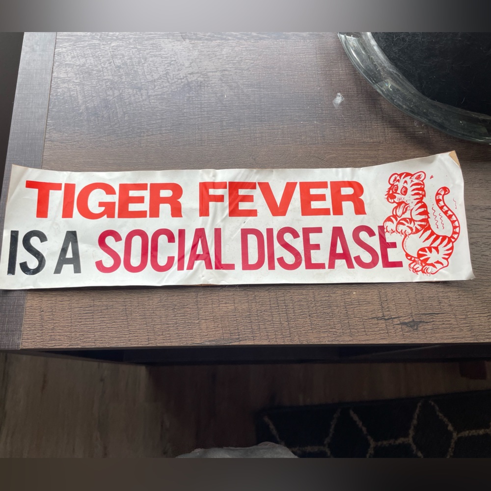 Vintage 1970s SC Gamecock Bumper Sticker
